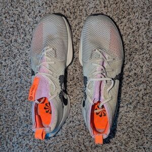 Nike Vibrant Orange and Gray Sneakers